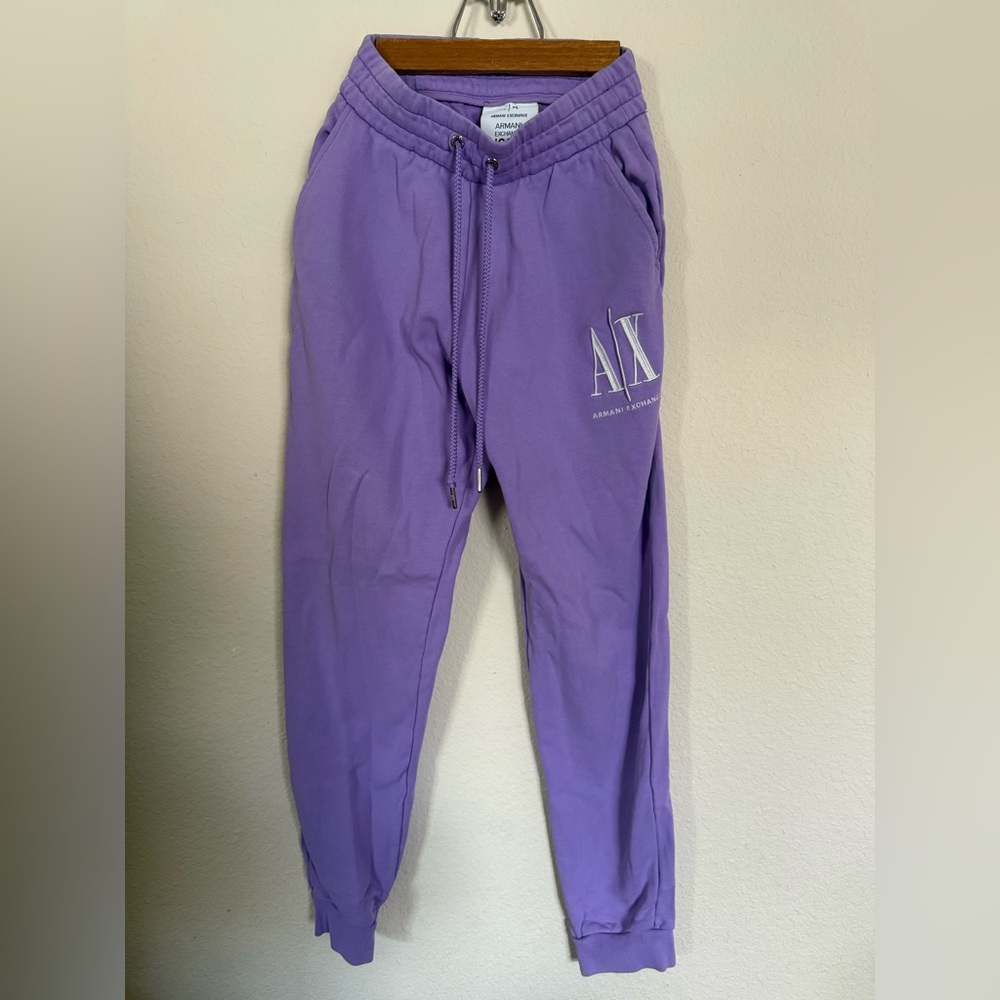 Armani Exchange Lavender Sweatpants